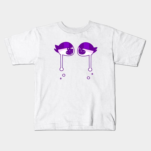 Crying eyes Kids T-Shirt by felineon